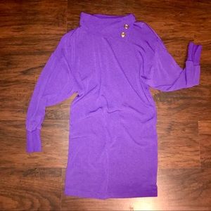 Cowl Neck Sweater Dress